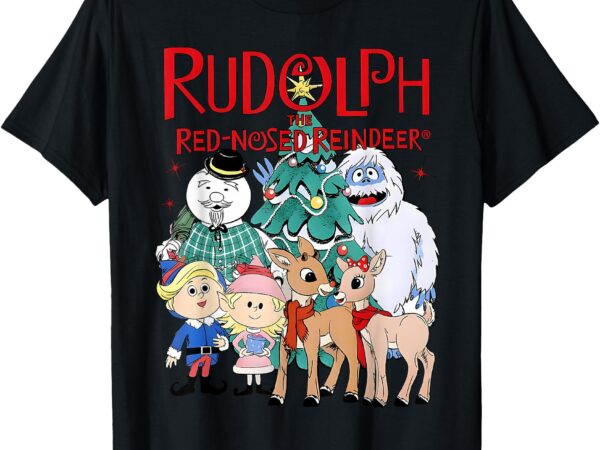 Rudolph the red nosed reindeer christmas t-shirt