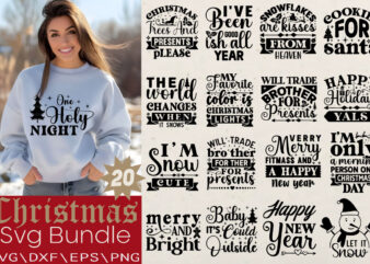 Christmas T-shirt Bundle Christmas Svg Bundle