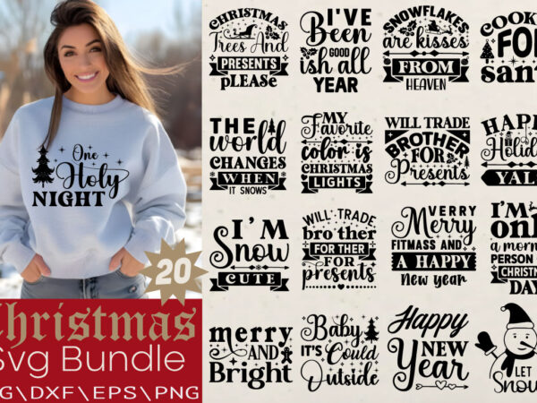 Christmas t-shirt bundle christmas svg bundle