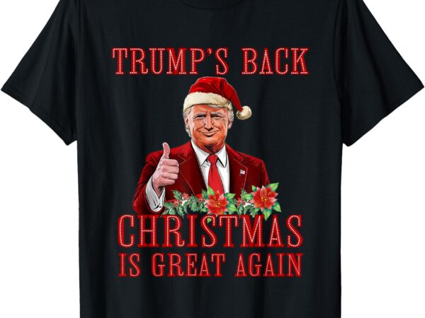 Santa trump dance make christmas great again ugly sweater t-shirt