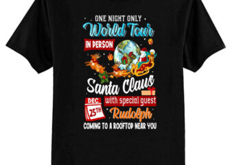 Santa World-Tour On 25th Dec Awesome T-Shirt