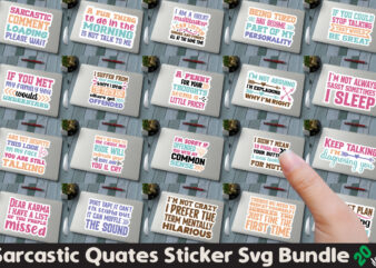 Sarcastic Quotes Sticker T-shirt Bundle Sarcastic Quotes Sticker Svg Bundle