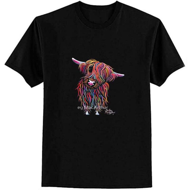 Scottish Highland Cow ‘ BoLLY ‘ by Shirley MacArthur Classic T-Shirt