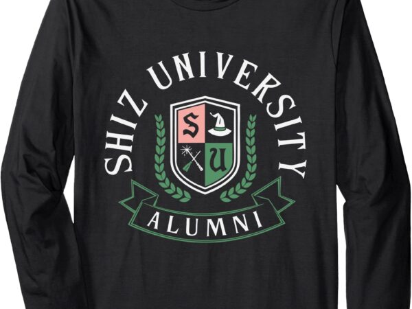 Shiz university alumni apparel tee long sleeve t-shirt