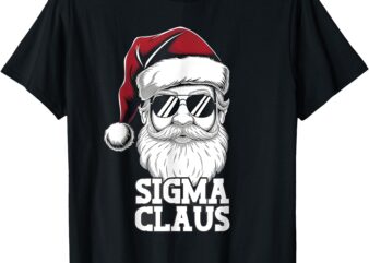 Sigma Claus Christmas Santa Claus Sarcastic Joke Kids T-Shirt