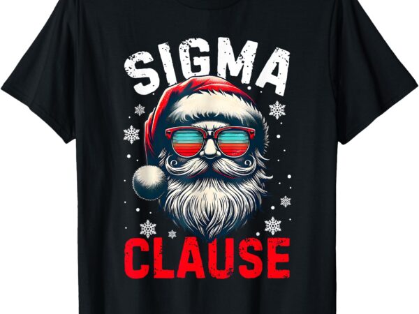 Sigmaclaus kids teens school funny christmas santa claus t-shirt