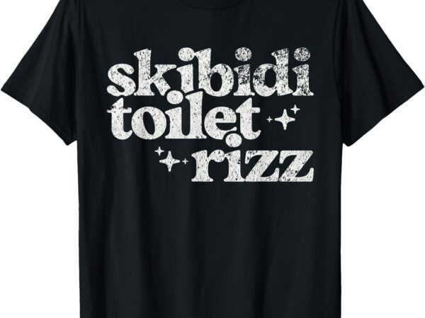 Skibidi toilet rizz funny meme t-shirt