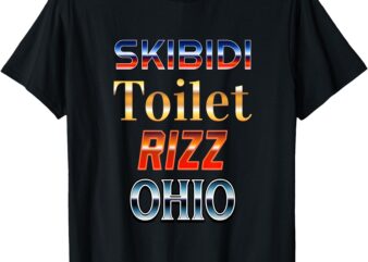 Skibidi Toilet Rizz Ohio T-Shirt