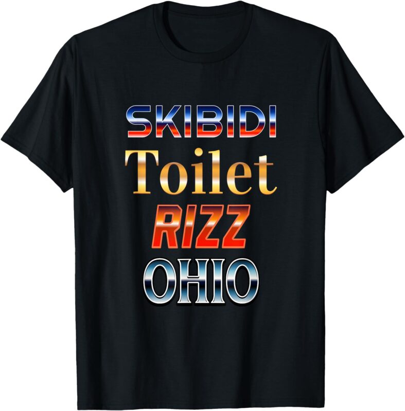 Skibidi Toilet Rizz Ohio T-Shirt