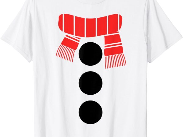 Snowman shirt adult kids men women white snowman costume t-shirt