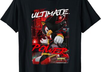 Sonic the Hedgehog Sonic X Shadow Generations Ultimate Power T-Shirt