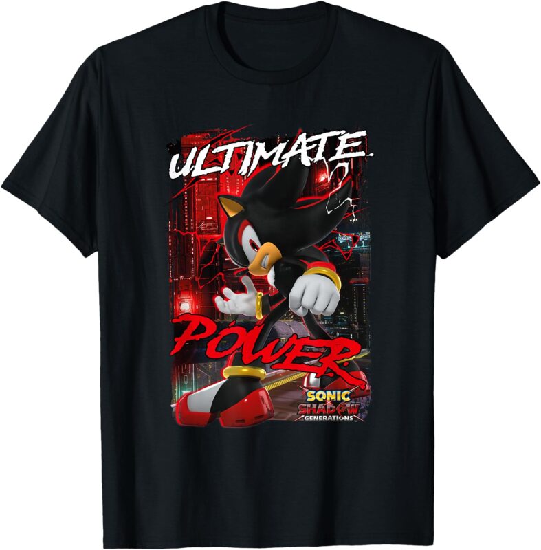 Sonic the Hedgehog Sonic X Shadow Generations Ultimate Power T-Shirt