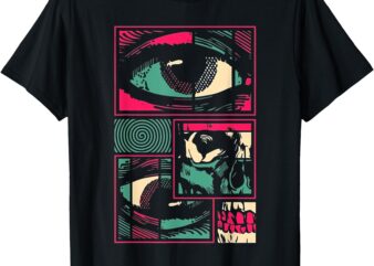 Soulisfree Facial Fragments Eye Surreal Psychedelic Art T-Shirt