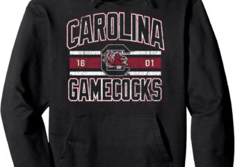 South Carolina Gamecocks Vintage Stripe Officially Licensed Pullover Hoodie