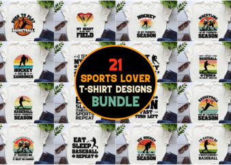 Sports Lover T-Shirt Design Bundle