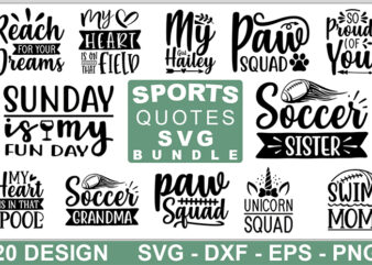 Sports SVG Bundle