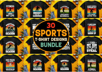 Sports T-Shirt Design Bundle