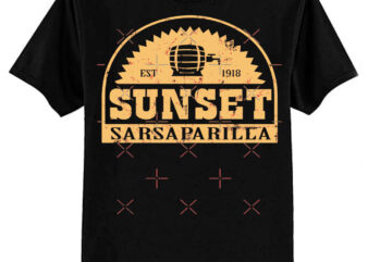 Sunset Sarsaparilla Classic T-Shirt