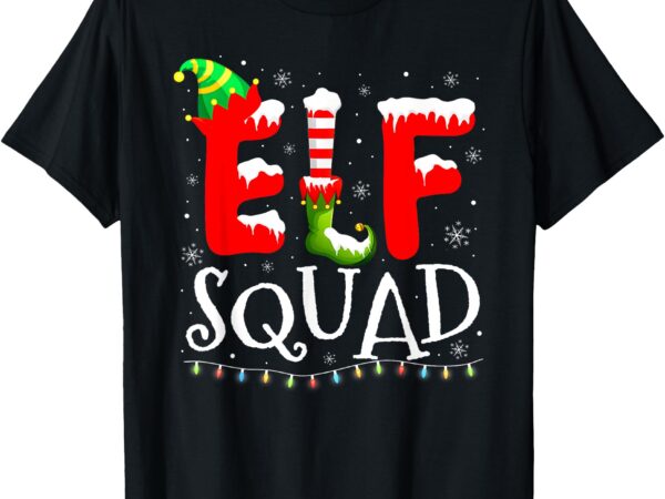 Christmas elf squad t-shirt