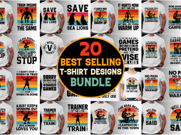 T-shirt design bundle