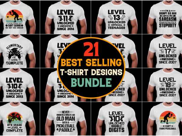 T-shirt design bundle