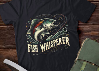 TA10 – Fish Whisperer Funny Fisherman T-Shirt