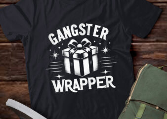 Ta102-gangster wrapper rapper christmas shirt