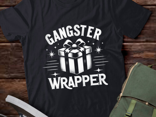 Ta102-gangster wrapper rapper christmas shirt t shirt designs for sale