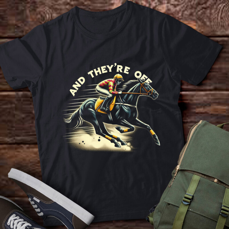 TA107-And They’re Of Gift for jockeys horse riders T-Shirt