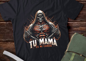 TA108-Tu mama es mi cardio. Impresion espalda o trasera. Tank Top