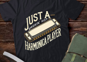 TA109-Harmonica Player T Shirt Jazz Blues Music Tshirt