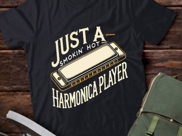 Ta109-harmonica player t shirt jazz blues music tshirt