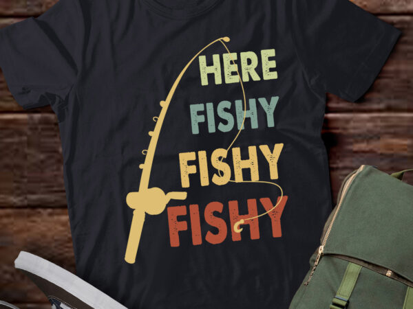 Ta11-fishing-shirt here-fishy graphic funny t-shirt