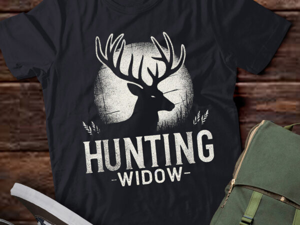 Ta114-funny deer hunting shirts for women hunting widow long sleeve t-shirt