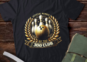 TA118-300 Club Bowling Shirt 300 Game Bowler T-Shirt