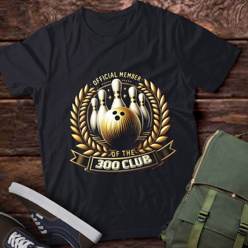 TA118-300 Club Bowling Shirt 300 Game Bowler T-Shirt