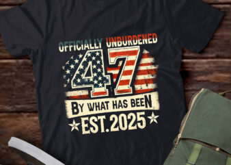 TA129-Officially Unburdened By What Has Been Trump Victory T-Shirt