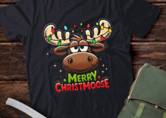 TA138-Christmas Moose Merry Christmoose Men Women T-Shirt