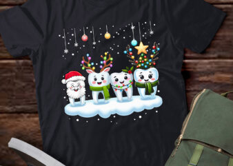 TA141-Cute Christmas Dental Tooth Characters Dentist