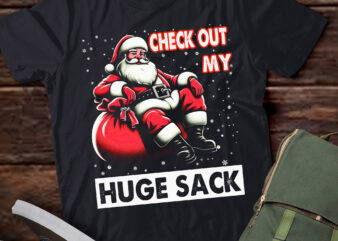 TA147-Check Out My Sack Santa Christmas Funny 2024