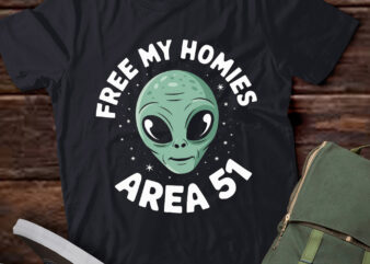 TA24-Alien Free Area 51 Funny T-Shirt