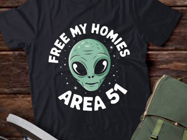 Ta24-alien free area 51 funny t-shirt