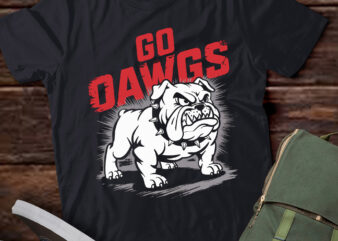 TA39-Retro Go Dawgs Funny Bulldog Vintage Classic T-Shirt