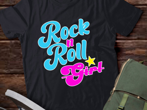 Ta4-rock n roll girl ocean fish group family t-shirt