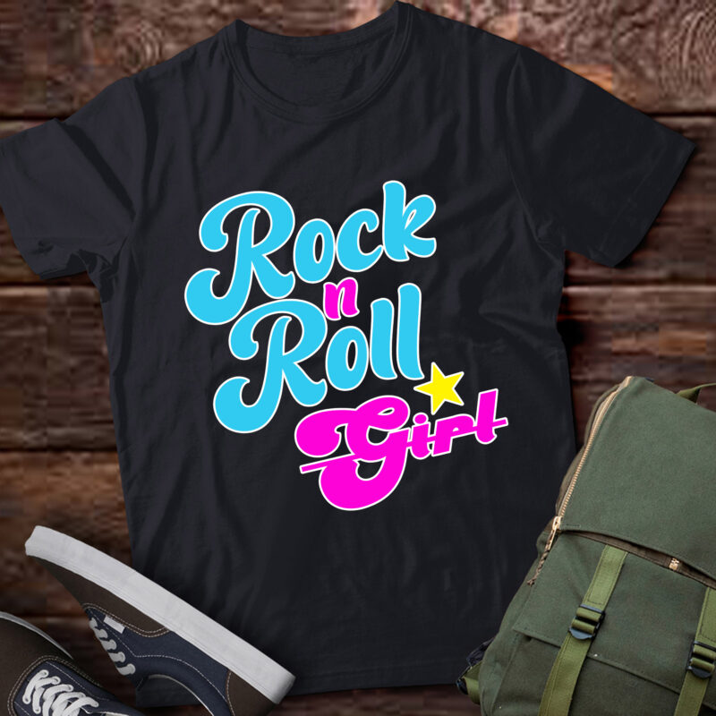 TA4-Rock N Roll Girl Ocean Fish Group Family T-Shirt