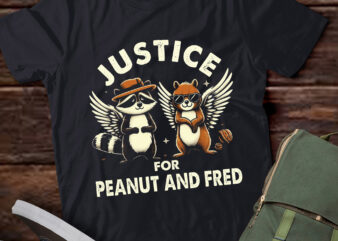 TA41-Justice For Peanut and Fred – Peanut Squirrel Fred Raccoon T-Shirt