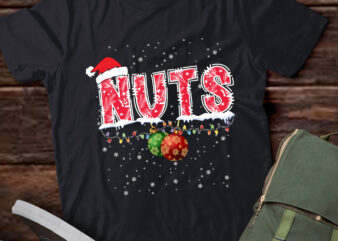 TA53-Chest Nuts Matching Chestnuts Funny Christmas Couples Nuts T-Shirt