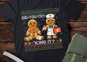 TA71-Gingerbread Man Cookie Ugly Sweater Oh Snap Shirt Christmas T-Shirt