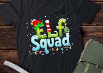 TA85-Elf Family Christmas Matching Pajamas Xmas Elf Squad T-Shirt