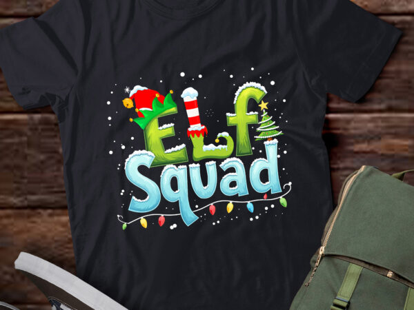 Ta85-elf family christmas matching pajamas xmas elf squad t-shirt